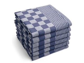 Ca. 288x Professionele Horeca Theedoek Blauw/Zwart