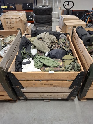 Persoonlijke uitrusting en kleding defensie Woodland KPU KL