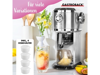 Gastroback Design Ice Shaver 0,2 l Roestvrijstaal 35 W