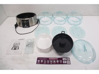 Gastroback 42510 Stoomkoker LCDdisplay 650 w Roestvrij staal