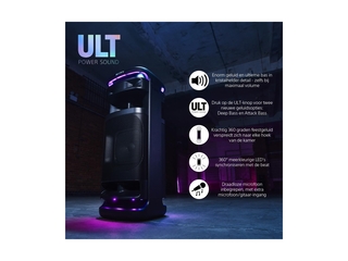 Sony Ult Tower 10 Bluetooth Luidspreker aux, usb Zwart