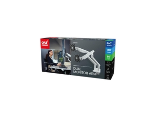 One For All DM7220 Designline universele dubbele Monitorarm  2 monitor