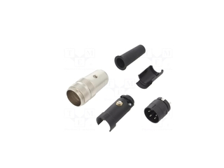 Binder 09 0309 09 04 Kabelconnector platte mannelijke connector Totaal