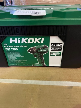 Accu Slagschroevedraaier Set 18V Hikoki, WH 18DD