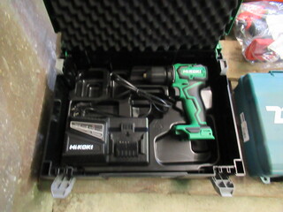 Accuboormachine (body)+ lader Hikoki, DS 18DD