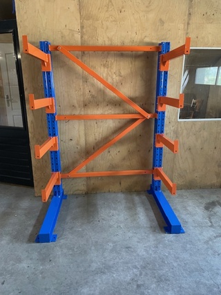 Draagarm Stelling  Heda, 1 Sectie’s , Blauw/oranje