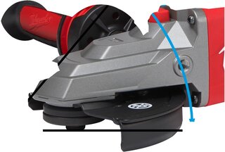 Accu haakse Slijper (body) Milwaukee, M18 FSAG 125X