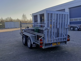 aanhanger, Geho, GH7400 met oprij klep, 2003