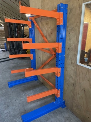 Draagarm Stelling  Heda, 1 Sectie’s , Blauw/oranje