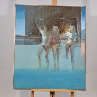 Schilderij, F. V. Eyndhoven, Comin in focus