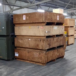 Grote partij diverse transportkisten