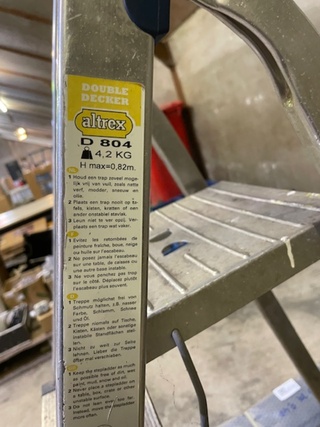 Trap Altrex, 4 trede’s