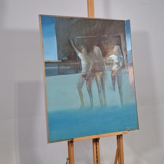 Schilderij, F. V. Eyndhoven, Comin in focus