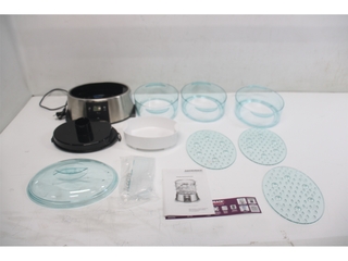 Gastroback 42510 Stoomkoker LCD-display 650 w Roestvrij staal