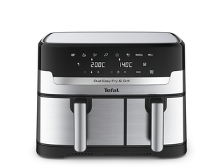 Tefal Dual Easy Fry & Grill EY905D Heteluchtfriteuse XXL RVS 2700W 83L