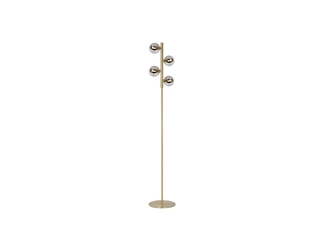 Lucide TYCHO Vloerlamp 4xG9 Mat Goud / Messing