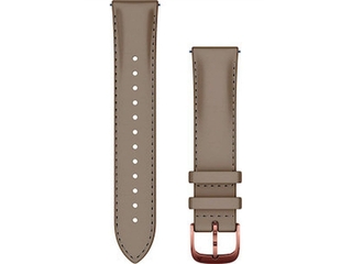 Garmin Quick Release Horlogebandje Leer 20 mm Licht Zand met 18K Roseg
