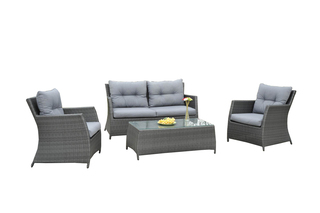 Loungeset Vonato, Toscano, antraciet