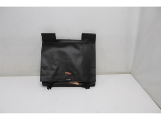 Clarijs Fietstas dubbel XL PVC 46L met uitsparing matt Zwart