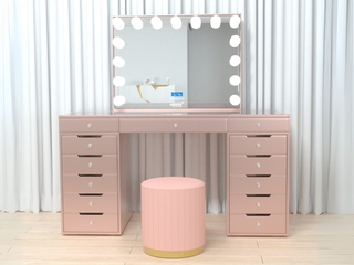 Make-up tafel Vonato, RosaBelle, roze