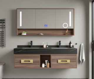 Badkamermeubel Vonato, Ardène 150, hout decor