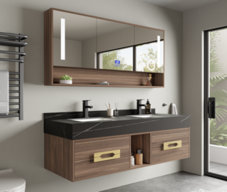 Badkamermeubel Vonato, Ardène 150, hout decor