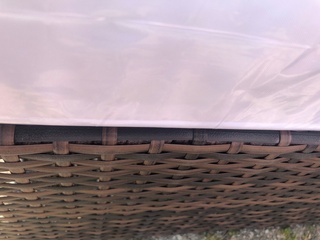 Loungeset Vonato, Corisa, bruin wicker