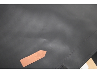 Clarijs Fietstas dubbel XL PVC 46L met uitsparing matt Zwart