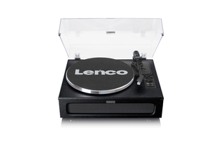 Lenco LS430BK Platenspeler met Bluetooth  Vier ingebouwde Speakers 40W