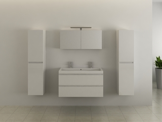 Badkamermeubel Vonato, Luxe BL20, hoogglans wit