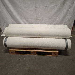 5x Rol theatermolton brandwerend, Wit