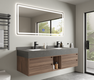 Badkamermeubel Vonato, Liora 150, hout decor