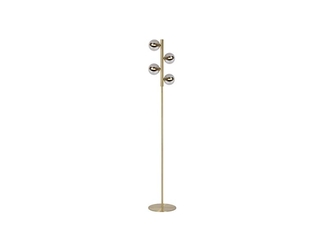 Lucide TYCHO Vloerlamp 4xG9 Mat Goud / Messing