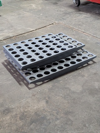 Partij Legborden t.b.v. koelcelstelling