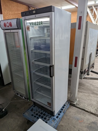 Glasdeurvrieskast  Esta, UFFS370G-Left Hinged