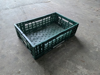 Ca. 54x Kunststof Euronorm vouwkrat