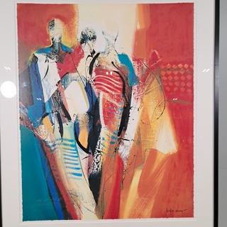 Zeefdruk in lijst, Peter Meijer