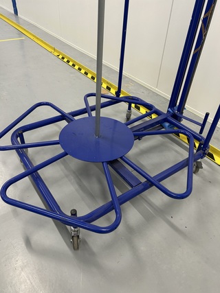 Foliedispenser, Blauw