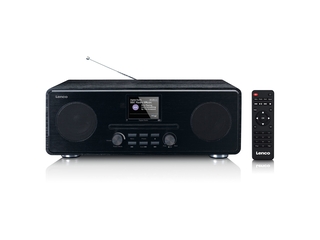 Lenco DAR-061BK – DAB+/FM radio met CD speler en Bluetooth Zwart