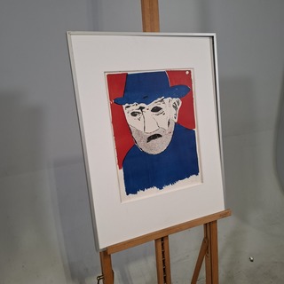 Afbeelding in lijst, Sjouke Steenwijk, Ongeschoren 2/8, 1992