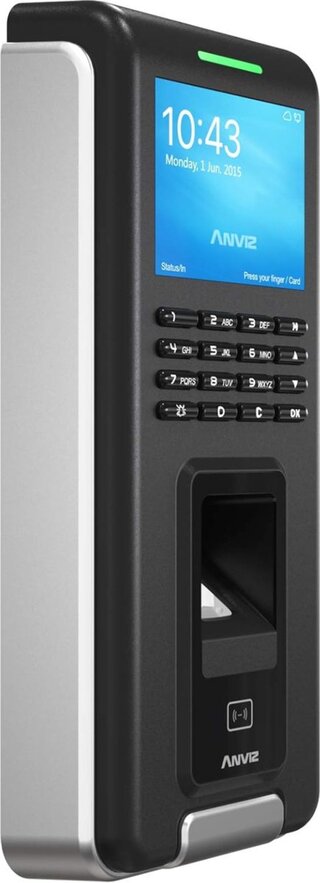 Toegangscontrole met biometrie, RFID en pincode, Anviz, T60 Pro WiFi