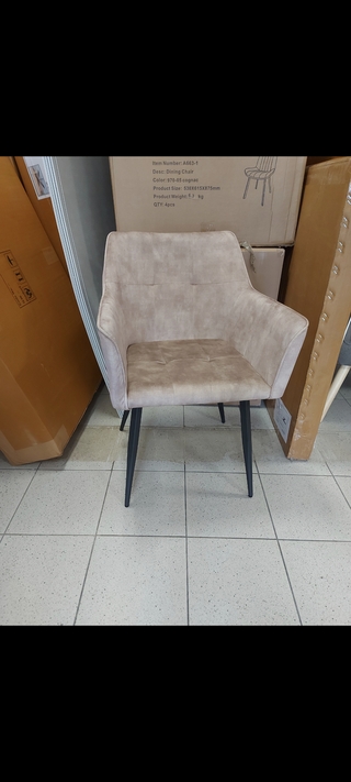 4x Hobbs eetkamer stoel, Taupe, 2026