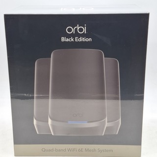 Router systeem, Netgear, Orbi Black – Quad Band WiFi 6E Mesh System