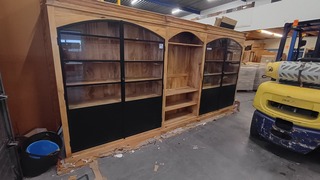 Buffetkast Mangohout 400 cm | Gebroken, 2026