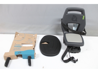 Qibbel Junior 6+ Fietsstoeltje Achter MIK HD  Granite Grey