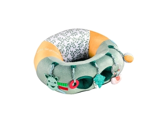 Sophie The Giraffe Baby Seat & Play: een gezellig babyzitje met ingebo