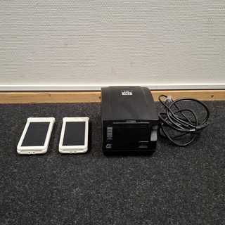 2x Mobiele betaalterminal met bonprinter, PAX En Citizen