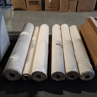 6x Rol Zware canvas eco-katoen, Wit