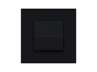 Niko Dimschakelaar voor Philips Hue  Pure Black Steel