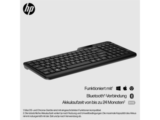 HP 460  Draadloos Toetsenbord  Bluetooth  Qwerty  Zwart